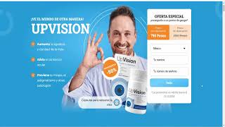 UpVision is an eye supplement product Mexico [upl. by Ahsotal]