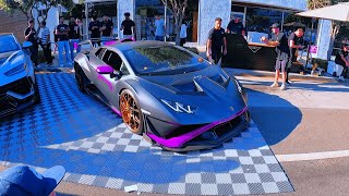 Car Week Monterey 2024  Exotics on Broadway [upl. by Anaile]