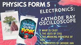 PHYSICS F5 I ELECTRONICS I CATHODE RAY OSCILLOSCOPE CRO  PART 1 [upl. by Macfadyn390]