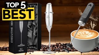 TOP 5 Best Handheld Milk Frother  2024 Buyers Guide [upl. by Nyberg]