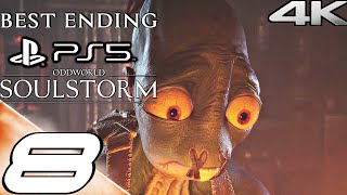 ODDWORLD SOULSTORM PS5 Gameplay Walkthrough Part 8  BEST ENDING 4K 60FPS [upl. by Nolaj]