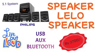 Philips Audio SPA5128B 51 CH 40W Unboxing and ReviewsUSB AUX BLUETOOTH [upl. by Faunie]