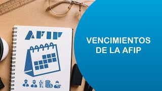 Calendario con las fechas de vencimiento de AFIP en enero de 2024 [upl. by Oppen38]