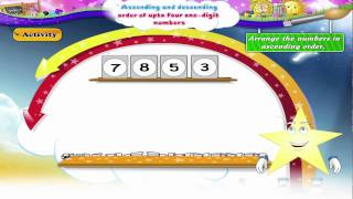 Learn Grade 1  Maths  Ascending and descending order [upl. by Ahseikan]