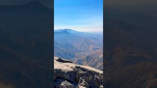 Panoramic View From Moro Rock Sequoia National Park 🌲🏔️🇺🇸 hiking sequoianationalpark [upl. by Rosecan]