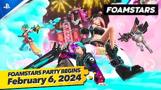 Foamstars  Release Date Announce Trailer  PS5 amp PS4 Games [upl. by Dallman783]