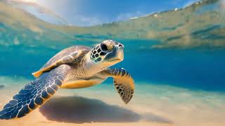 Hawksbill Sea Turtle The Jewel of the Coral Reef HawksbillSeaTurtle EndangeredSpecies OceanLife [upl. by Nolek]