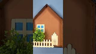 House shaped 3d wall decor idea house wallhanging diycrafts deepscraft [upl. by Murdock]