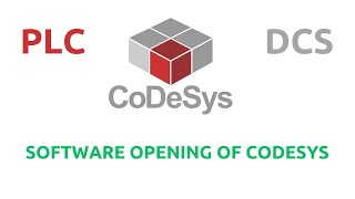 CoDeSysSOFTWARE OPENINGcodesys plcprogramming plc4free visualization frame ladder cfc sfc [upl. by Nnyla]