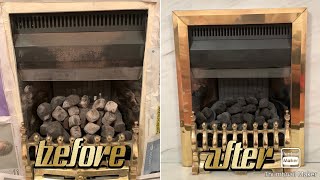 How to spray paint your fire stove including coals [upl. by Anavlis12]