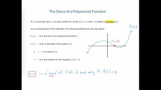 Define the Zeros of a Polynomial [upl. by Margot]