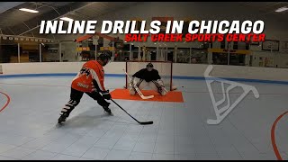 Roller Hockey Drills Chicago Trip [upl. by Akemrej]