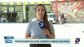 UFSC em greve professores apoiam paralisação nacional na educação [upl. by Ajam]