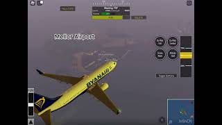 Roblox PTFS Full flight  Ryanair 737800 Sauthemptona  Izolirani BUTTER [upl. by Thomasa]