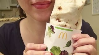 SassEsnacks ASMR McDonalds McWrap amp Fries  Eating Sounds  Mukbang [upl. by Kristyn]