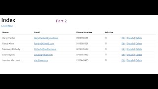 aspnet core MVC 2022 net 8 part 2 [upl. by Oruhtra]