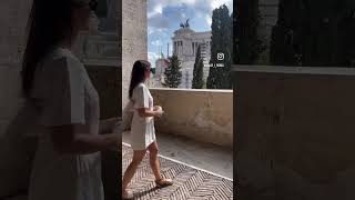 The most beautiful hidden garden in Piazza Venezia shorts [upl. by Eirrehs421]