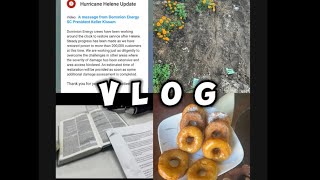 SURVIVING HURRICANE HELENE  VIRAL IG DONUTS GARDENING  WEEKLY VLOG  VLOGTOBER Part 1 [upl. by Pierpont358]