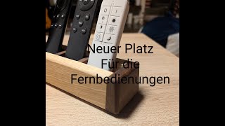 Neuer Platz für Fernbedienungen [upl. by Zetana]