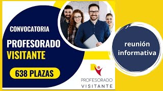 Profesorado Visitante Convocatoria 202526 [upl. by Lazes157]