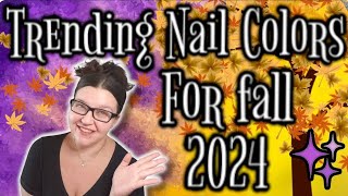 🔥HOT Fall Nail Trends 2024  TRENDING Creme Shades fallnails fall nailpolish nails nailtrends [upl. by Menedez]