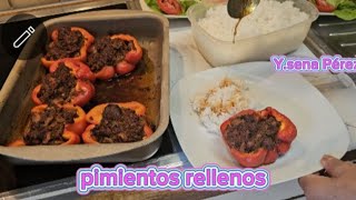 COMO HACER PIMIENTOS RELLENOS [upl. by Fancy]