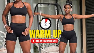 5 Min WARM UP  Do This BEFORE YOUR HOMEGYM WORKOUTS  Full Body Routine [upl. by Ennovahc]