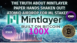 🔥MINTLAYER CAPITULATION STAGE PAPER HANDS SHAKEN OUT 100X OPPORTUNITY DO NOT SELL [upl. by Jedediah]