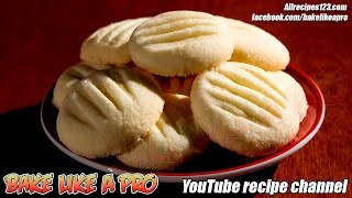 Easy Amazing Butter Cookies Recipe Shortbread cookies recipe [upl. by Tija]