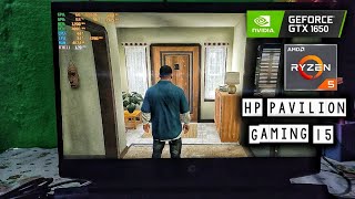 GTA 5 Gameplay In HP Pavilion Gaming 15 । Ryzen 5 3550h । Nvidia Gtx 1650 [upl. by Enahpad124]