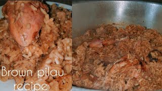 How to make brown chicken pilau using tropical heat pilau masalaMapishi ya pilau ya kuku [upl. by Mason]