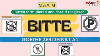 BITTE  Verboten  Goethe A1 Sprechen Teil 3  Essen und Trinken Eis essen Rauchen Parken [upl. by Adnilab]