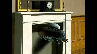 2DDesign Rene Magritte Time Transfixed Trains [upl. by Phalan]