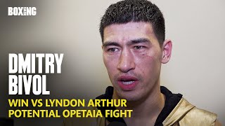 Dmitry Bivol On Potential Jai Opetaia Fight amp Reacts To Arthur Win [upl. by Endys296]