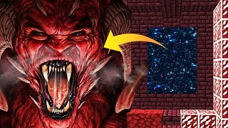 INVOCAMOS AL DIABLO 👹 PORTAL DEL INFIERNO MINECRAFT INFIERNO REAL  DIMENSIONES 58 [upl. by Bez]