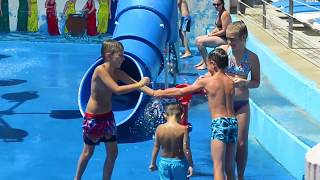 Danaides Childrens Playground  WaterWorld Themed Waterpark Ayia Napa Cyprus [upl. by Llenehs353]