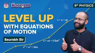 Equations of Motion Class 9 Science Physics Derivation Examples amp Solutions  CBSE Class 9 Exams [upl. by Nivrek]