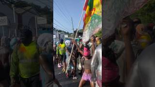 Grenada Jouvert highlights 2023💃🏽🔥🇬🇩 chopping the line  Jab king grenada shorts [upl. by Amalberga]