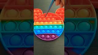 Pop it fitged colors cute satisfyingvideo asmr poptoys popitsatisfying [upl. by Eillehs]