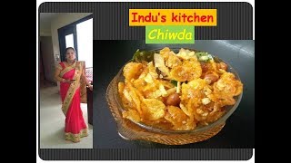 Fried Poha Chivda Recipe  Diwali Special Snacks  Pohe Namkeen Recipe  Tea Time Snacks [upl. by Sykes]