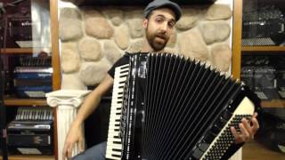 How to Play Piano Accordion  Introduction for First Time Accordionist Components Basics [upl. by Kcirdehs]