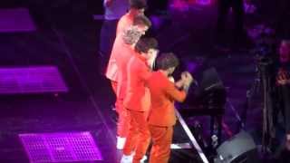 Live while Were Young orange suits One Direction  Amsterdam Ziggo Dome 3 May 2013 TMH Tour [upl. by Acenom]