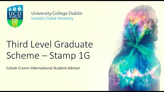 Third Level Graduate Scheme  Stamp 1G [upl. by Uranie]