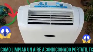 como limpiar un aire acondicionado portátil philco [upl. by Nosremaj]