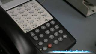 Avaya Partner Phone How to program speed dial buttons [upl. by Ethbinium]