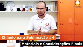 Chinelo para Sublimação 4 – Materiais e Considerações Finais [upl. by Aniaj]