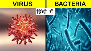 Virus vs Bacteria Comparison in Hindi Shorts Short [upl. by Brindle]