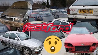 Insane car graveyard 8090s fast Ford classics and others this was crazy [upl. by Cirala806]