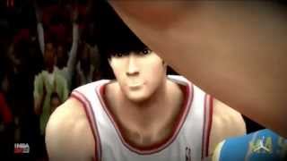 NBA 2K13 MY CAREER  Kaede Rukawa Slam Dunk  Player Of The Game [upl. by Matlick536]