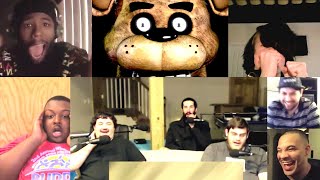 GMod Five Nights at Freddys  VanossGaming Reaction Mashup [upl. by Ailerua]